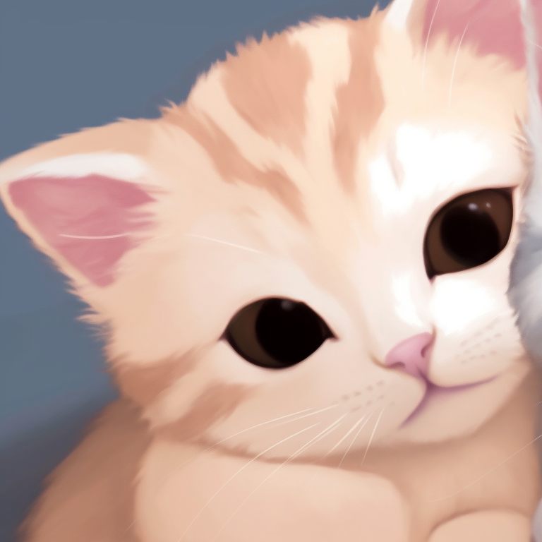 Two matching cartoon Angora cats, one giggling and the other grinning, rendered in a playful, bright animation style. cute cartoon matching cat pfp pfp for discord.
