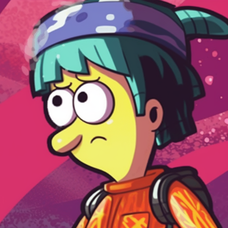 Close-up of two characters, bright colors, distinctive spongy and squishy textures. spongebob character matching profile pictures pfp for discord.