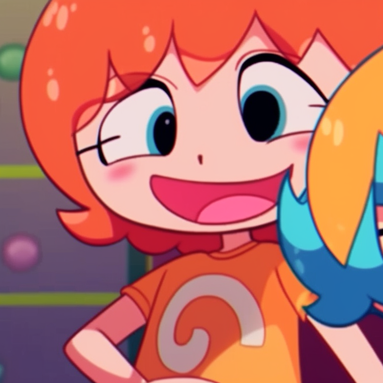 Gumball teasing Darwin, colorful and playful ambiance. gumball and darwin characters pfp pfp for discord.