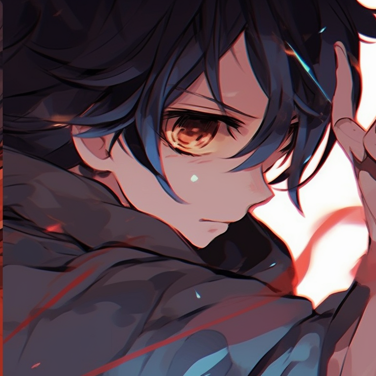 Two characters themed around mythology, detailed artwork, and brighter tones. awesome anime matching pfp ideas for friends pfp for discord.