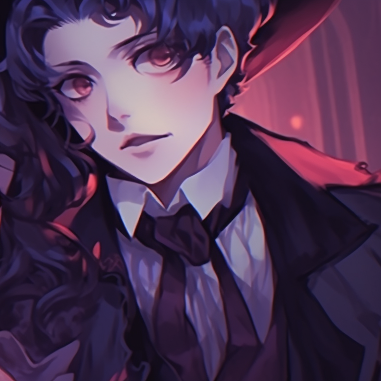 Two witch characters, intricate costume details and a gloomy forest backdrop halloween pfps - matching theme with sad tone pfp for discord.