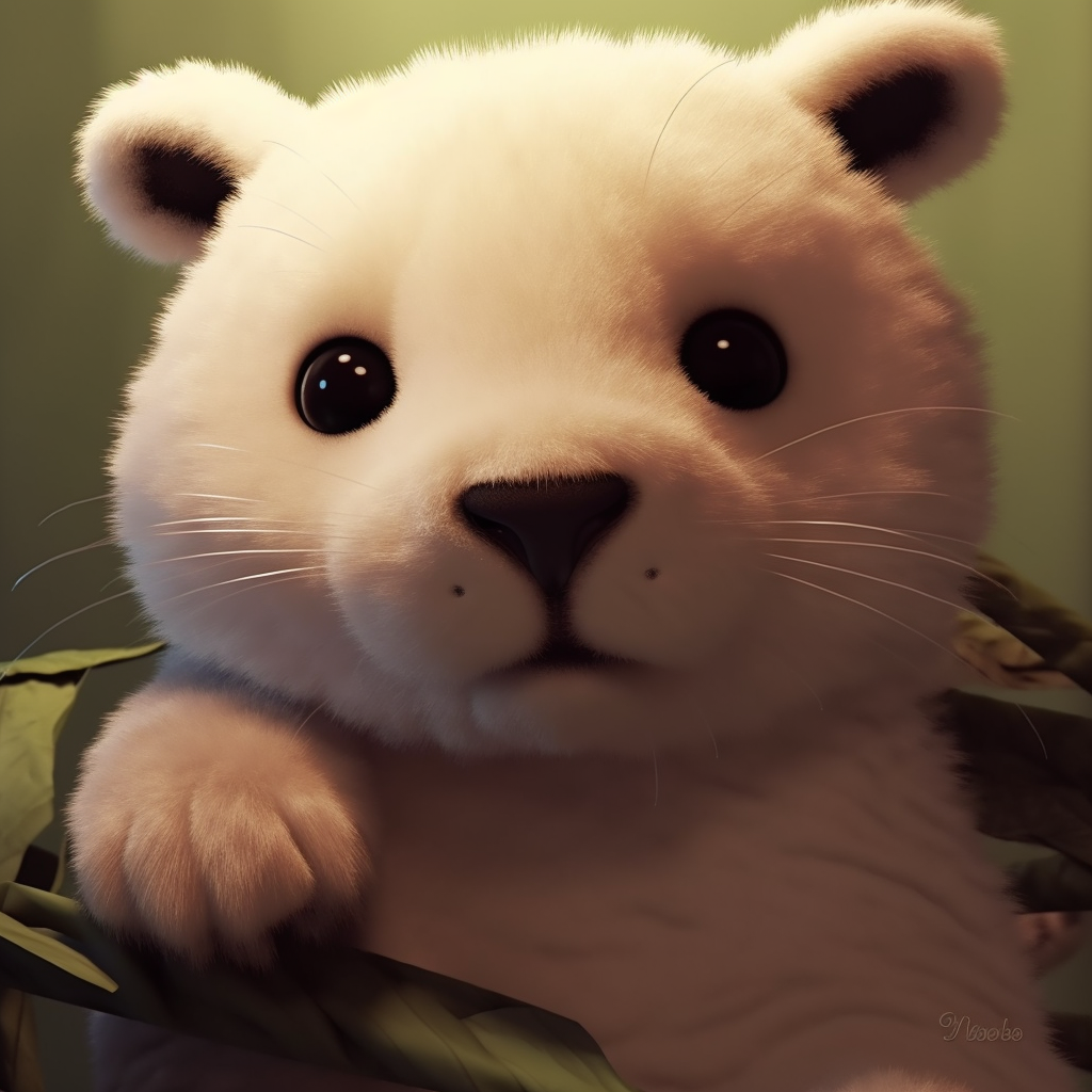 A penguin relaxing, portrayed in a simplistic style with cooler color tones. adorable animal wallpaper designs