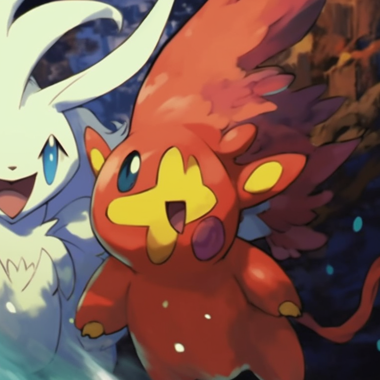 Magikarp and evolved Gyarados, contrasting simplicity and complexity, in water with dynamic splashes. top-quality pokemon matching pfp pfp for discord.