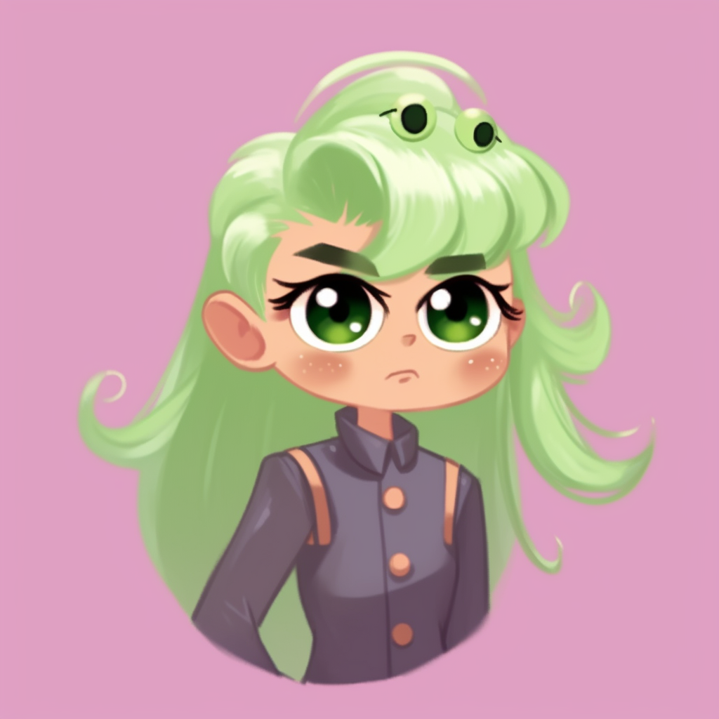 Profile of Usagi striking a pose, dynamic lines and glowing accents. classic pfp for school pfp for discord.