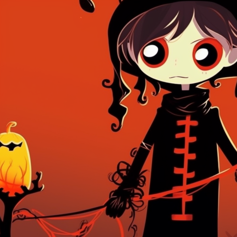 Stickman duo in pumpkin costumes, jovial expressions and vivid orange hues. stickman pfp in halloween settings pfp for discord.