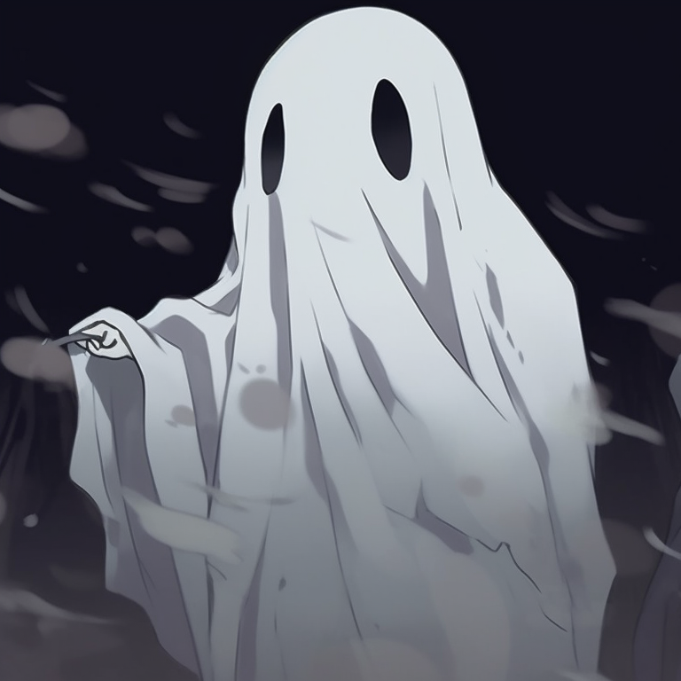 Two characters with pumpkin masks, vibrant colors and cartoonish design. halloween ambient pfp matching pfp for discord.