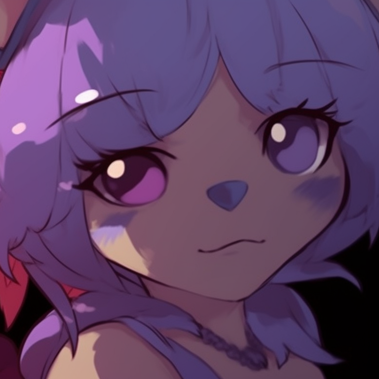 Two FNAF characters in the twilights, vivid colors and cartoonish style. cute matching fnaf pfp pfp for discord.