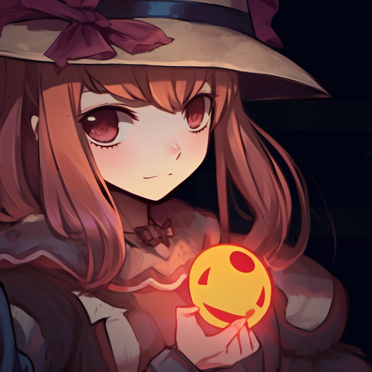 Two characters in elaborate masquerade masks, dark backdrop and rich textures. halloween theme oshi no ko matching pfp in anime pfp for discord.