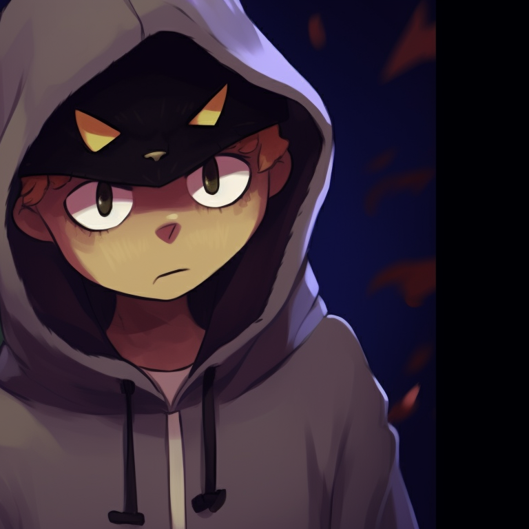 Tweek and Craig hiding in the shadows, stark contrast and bold lines exaggerating their expressions. tweek and craig halloween theme pfp ideas pfp for discord.
