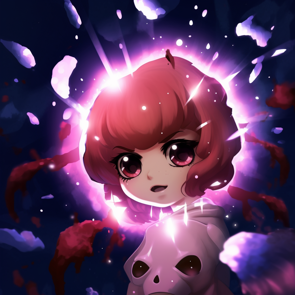 Sakura's magical glow, radiant colors and intricate details. unique cool animated pfp