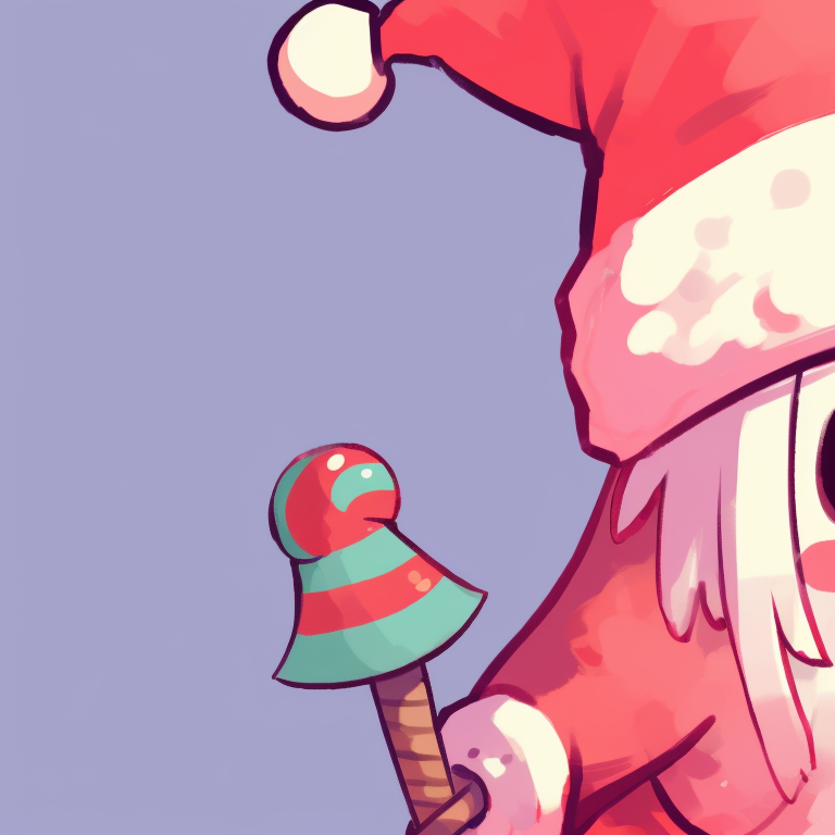 Two ghost characters, red and white theme, detailed outfits, sitting on a sleigh under mistletoe unique matching cute ghost christmas pfp pfp for discord.