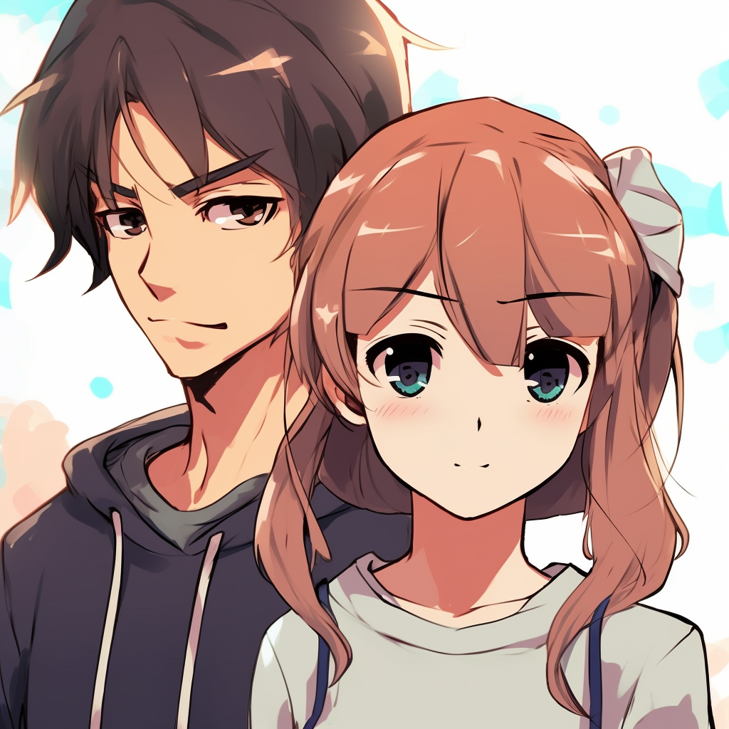 Profile picture of an anime character loaded with random accessories, emphasis on multiple vibrant colors and intricate jewelry. discussing cringe in matching anime pfp pfp for discord.