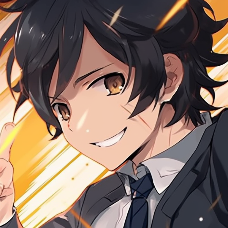 Hori and Miyamura, in matching outfits with apparent opposite auras, smirking and blushing respectively. horimiya matching pfp collection pfp for discord.