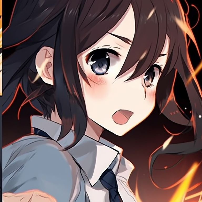 Hori and Miyamura, in matching outfits with apparent opposite auras, smirking and blushing respectively. horimiya matching pfp collection pfp for discord.