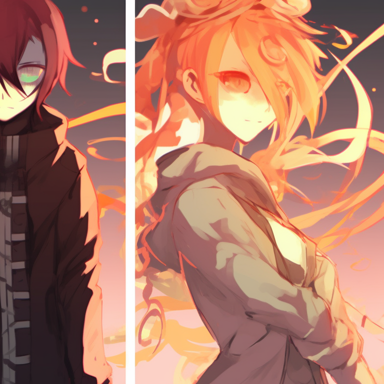 Three shadowy figures, intense expressions, sleek lines and monochrome palette. cool matching trio pfp designs pfp for discord.