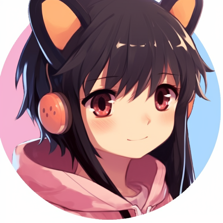 Two characters, sparkling accents and candy-colored palette. creating cute pfp match pfp for discord.