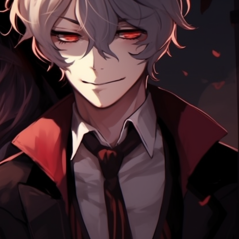 Two characters dressed as vampires, gothic tones and crisp lines, side by side. aesthetic halloween matching couple pfp real life pfp for discord.