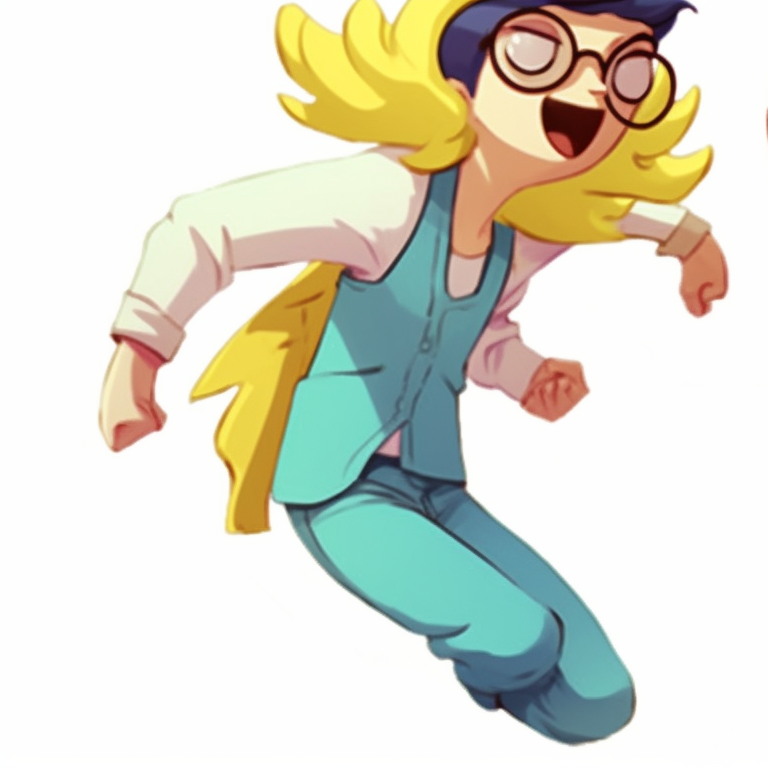 Two characters in amusing costumes, comical expressions and pastel hues. comical matching pfp for couples, bringing the fun pfp for discord.