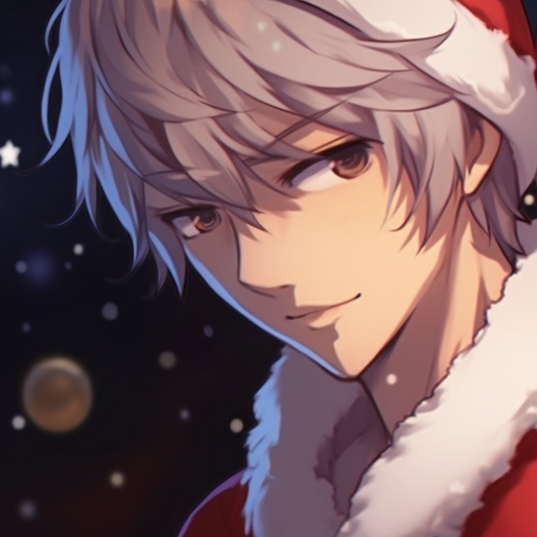 Two characters with playful expressions, sporting reindeer antlers, soft line art and warm tones. ideal christmas pfp matching themes for school pfp for discord.