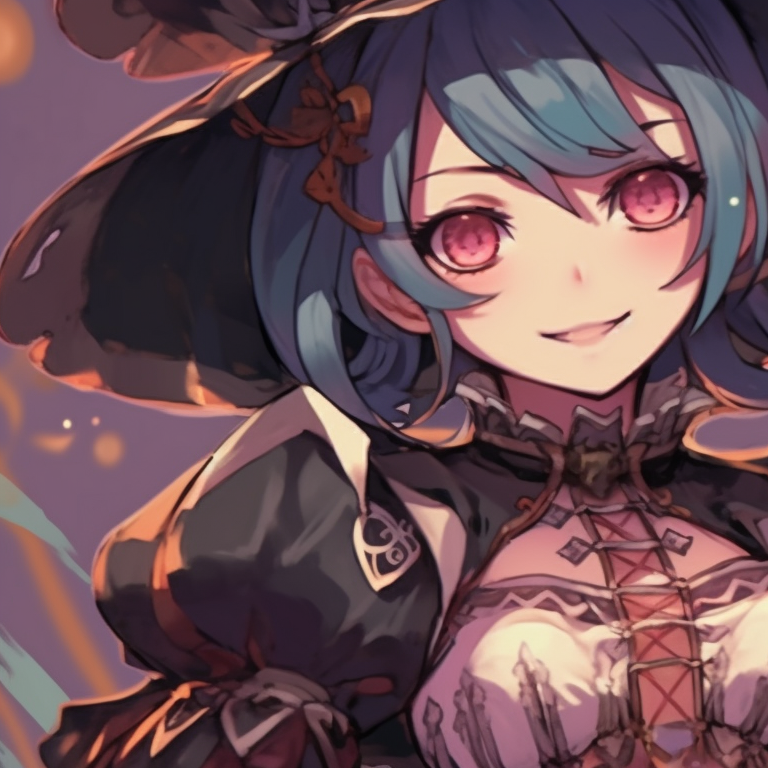 Group of characters in Halloween attire, high detail and dramatic coloring. project sekai halloween themed profile pictures pfp for discord.