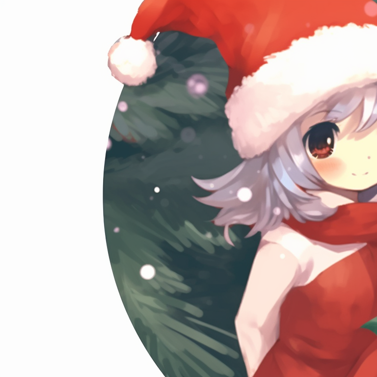 Two characters bundled in winter clothing, soft pastel tones and furry textures. essential matching christmas pfp for discord pfp for discord.