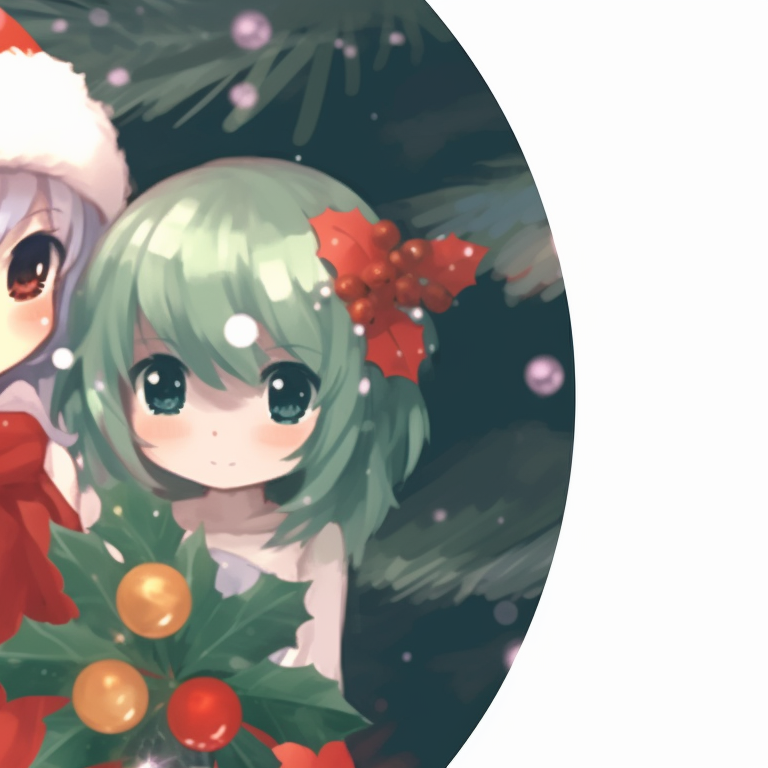 Two characters bundled in winter clothing, soft pastel tones and furry textures. essential matching christmas pfp for discord pfp for discord.