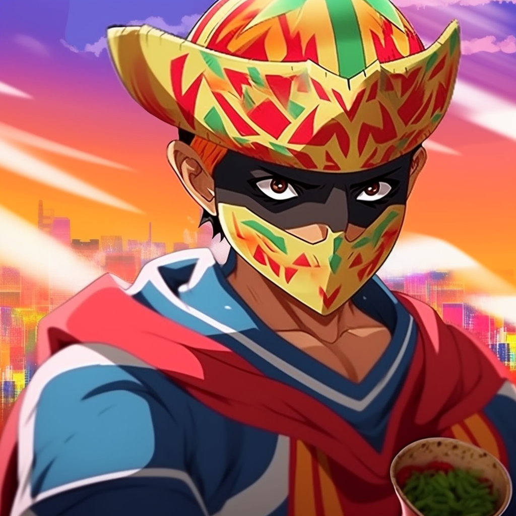 Anime boy holding a Mexican flag, vibrant colors and patriotic detailing. mexican anime pfp boys pfp for discord.