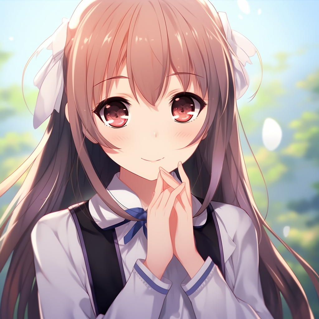 Casual Asuna in her everyday attire, soft color palette with light shading. top anime pfp girl charactersHD, free download