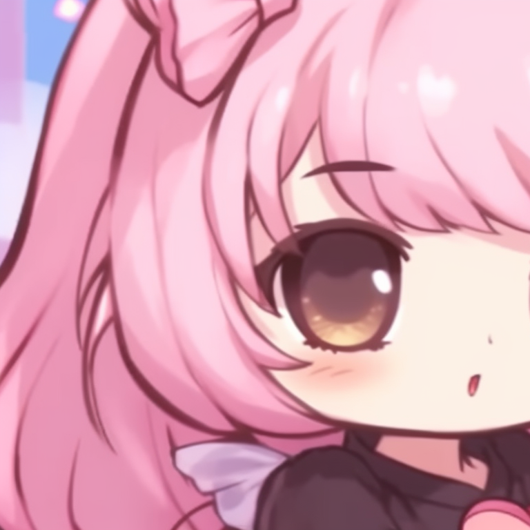 Kitty and fellow character under a star-studded sky, vibrant palette with a magical aura. hello kitty and anime characters matching pfp pfp for discord.