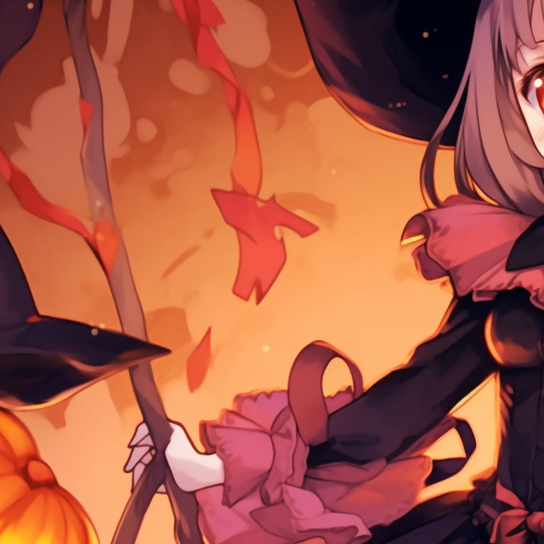 Two characters, moonlit silence and dramatic shadows, in the setting of a graveyard. my dress up darling matching pfp halloween decorations pfp for discord.