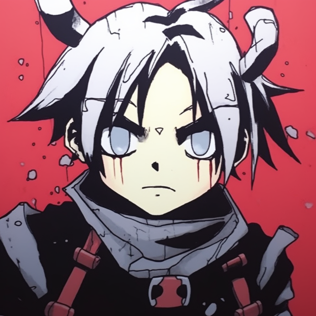 Edward Elric from Fullmetal Alchemist, detailed linework and vibrant colors. pfp for school boys pfp for discord.