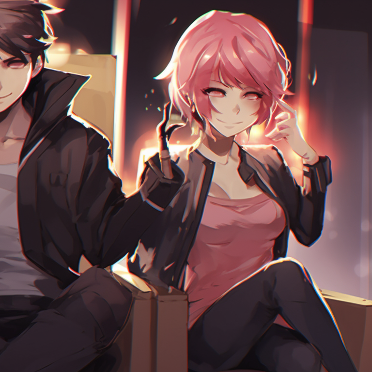 Three characters in combat gear, detailed textures and dynamic poses. trio matching pfp for gaming pfp for discord.