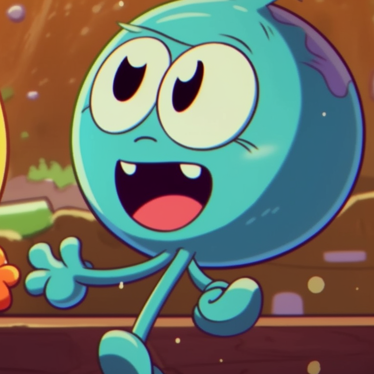 Two characters, Gumball and Darwin, in a playful pose with bright, cartoonish colors. gumball and darwin show pfp pfp for discord.