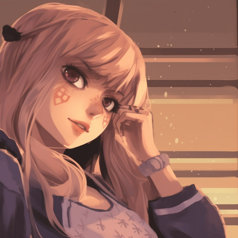 Two characters, soft colors, in a tender hug. attractive real-life matching couple pfp pfp for discord.