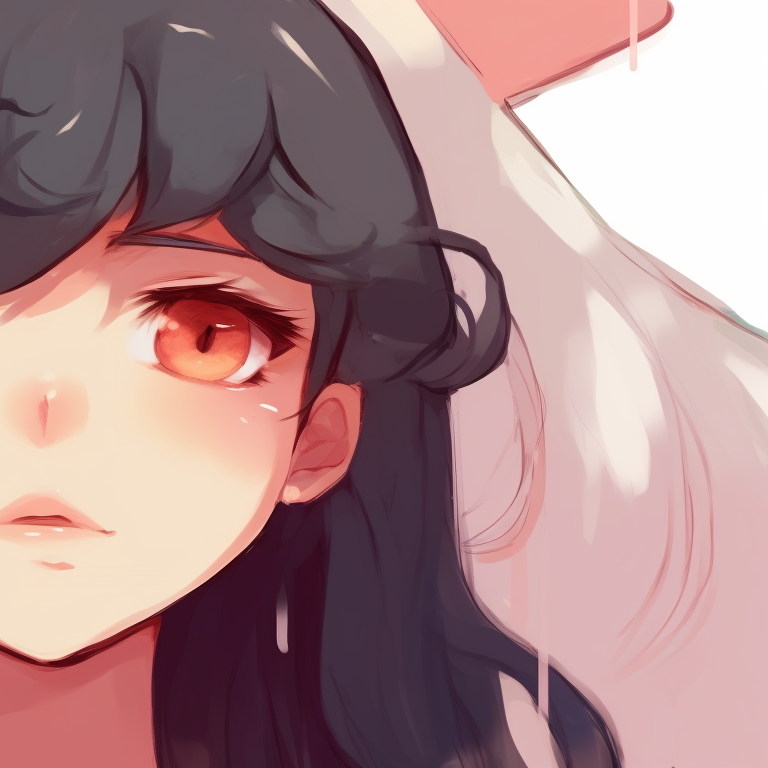 Two characters striking dynamic poses, vivid expressions and bold colors. cool memcchi matching pfp pfp for discord.