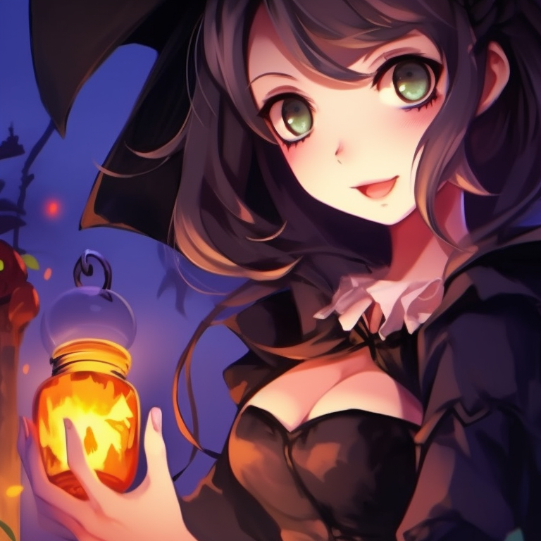 Two characters side by side with matching grim expressions, gothic-infused details and atmospheric lighting. dark matching pfp halloween theme artistic pfp for discord.