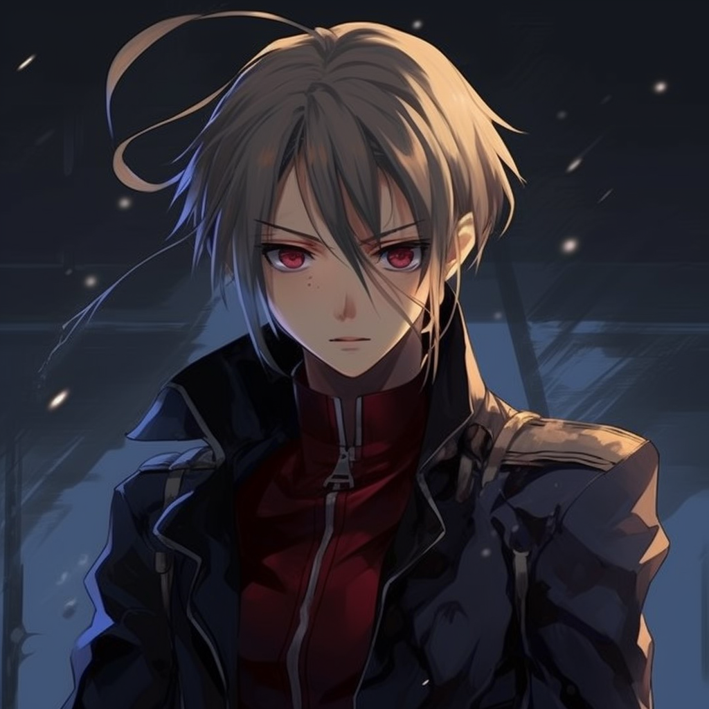 Close-up of Riza Hawkeye, detailed face lines and intense eyes. female badass anime pfp