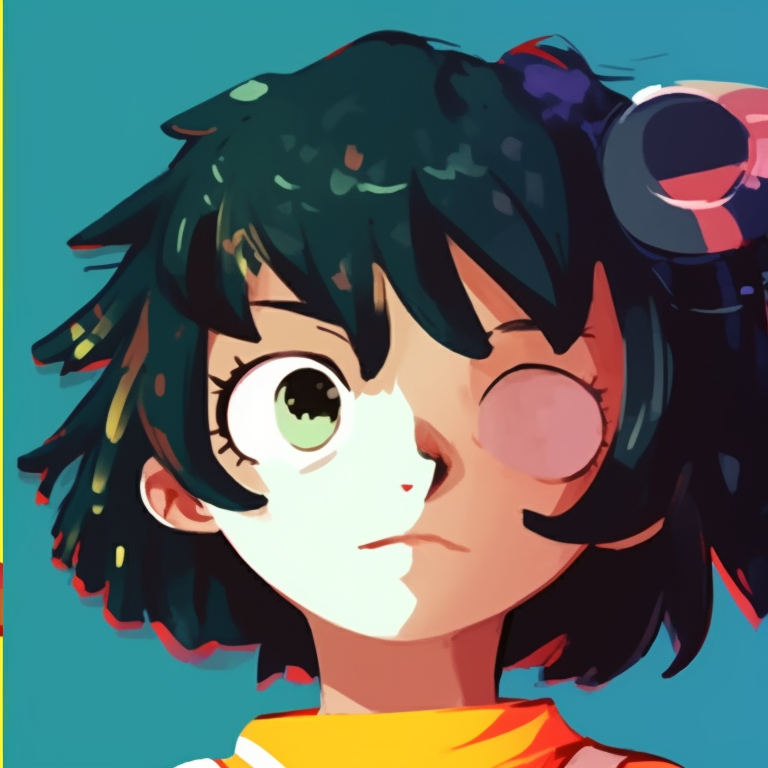 Two characters in casual attire, comical expressions, strong outlines. funny anime matching pfp collection pfp for discord.