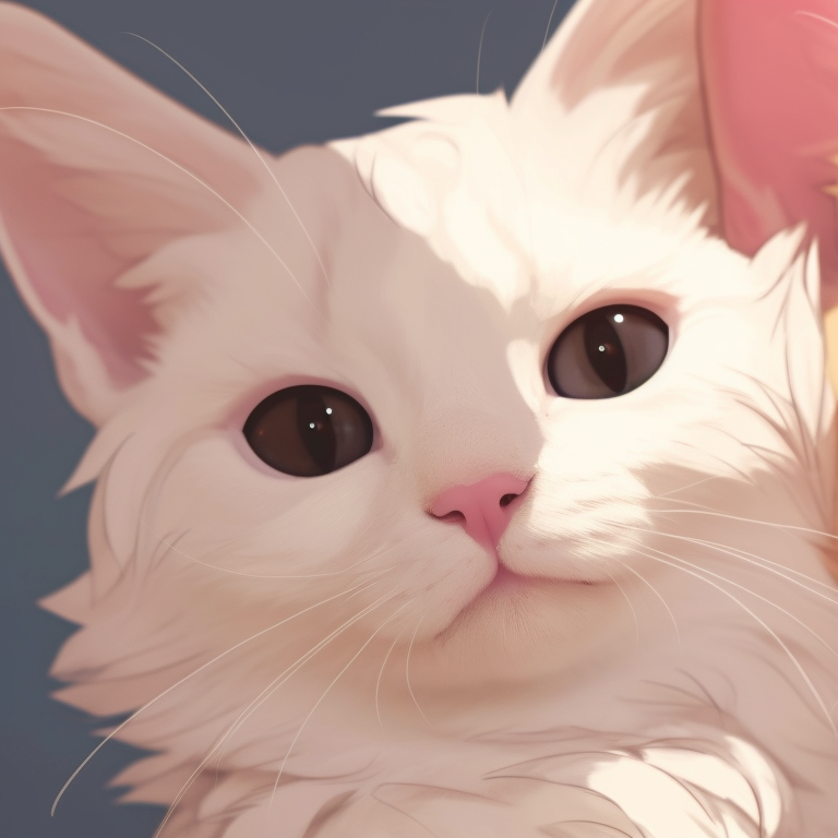Two playful cats, vibrant colors and dynamic poses, chasing a butterfly. creative vision: unique matching cat pfp pfp for discord.