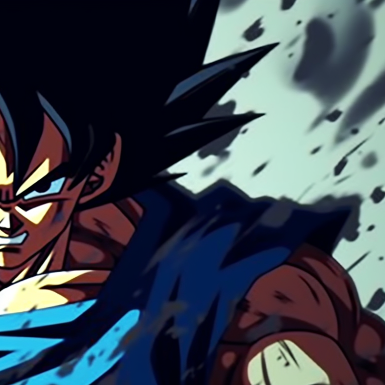 Goku and Vegeta in classic outfits, nostalgic art style and neutral background. best friend goku and vegeta matching pfp pfp for discord.