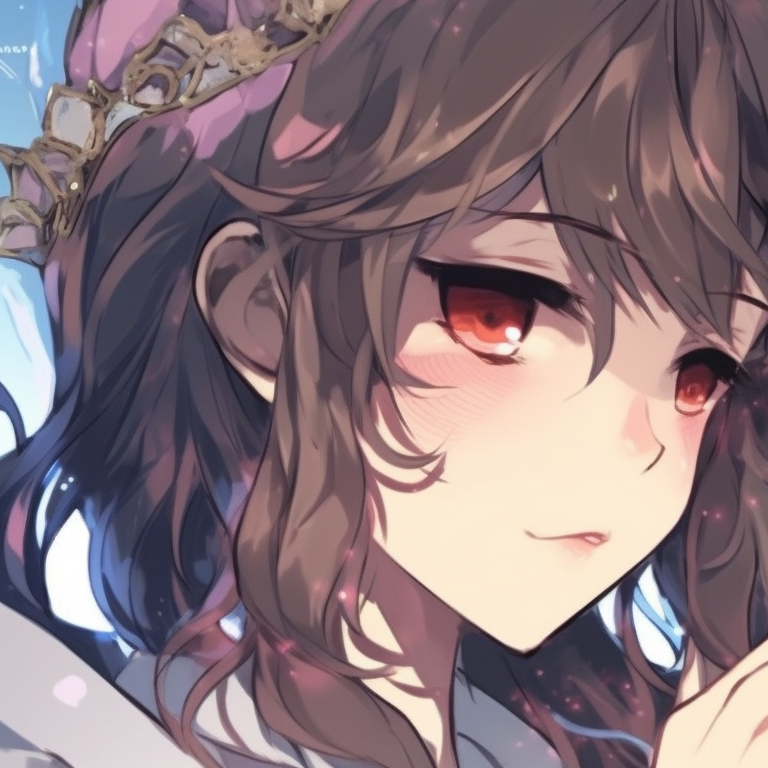 Two characters under the starry night sky, iridescent highlights with detailed expressions, slightly touching hands. trending anime pfp matching designs pfp for discord.