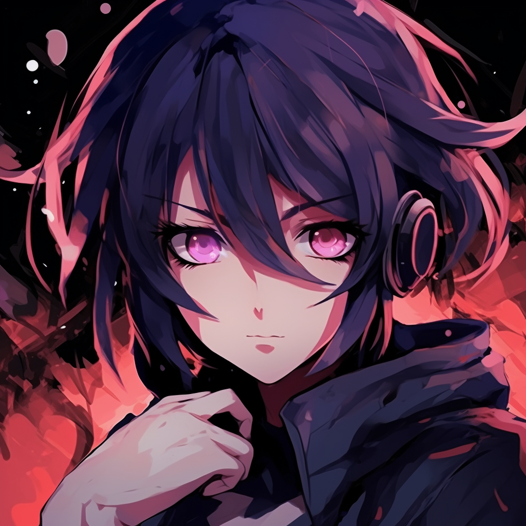 Transformation of Sasuke showcasing the curse mark, captivating color scheme and an intense aura. 512x512 animated pfp