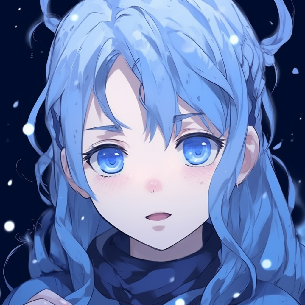 Blue Anime PFP Designs on Hero: Blue Anime PFP Designs