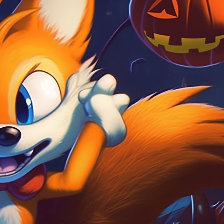 Sonic and Tails dressed as witches, soft, magical light reflecting off their outfits, focused expressions. adorable sonic and tails matching pfp for halloween pfp for discord.