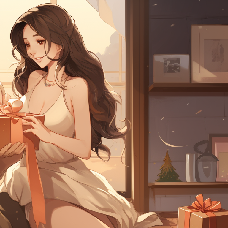 Two characters in winter attire, sitting close by a fire, comfortable tones and luscious shading. rustic matching christmas tiktok pfp pfp for discord.