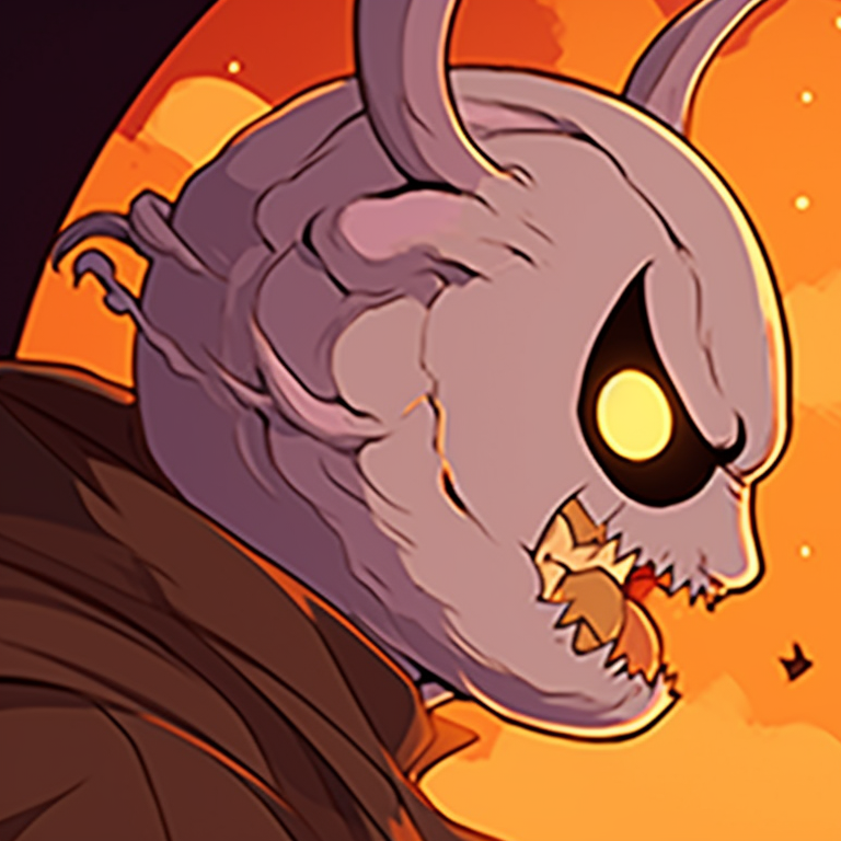 Two characters, one embodying the moon, one the sun, both in monstrous forms. iconic movie character matching meme pfp halloween theme pfp for discord.