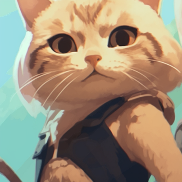 Two characters with cat ears and anime-style clothing, dynamic poses and dreamy background. girl-themed cat matching pfp pfp for discord.