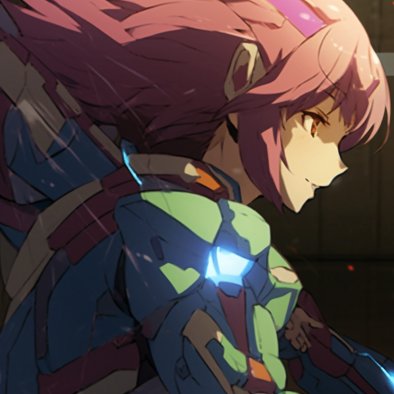 Two characters with magical motifs, whimsical designs and radiant colors. matching pfp gif anime style pfp for discord.