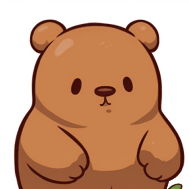 Two bear characters saying goodbye, melancholic expressions and slightly faded colors. new milk and mocha pfp selections pfp for discord.