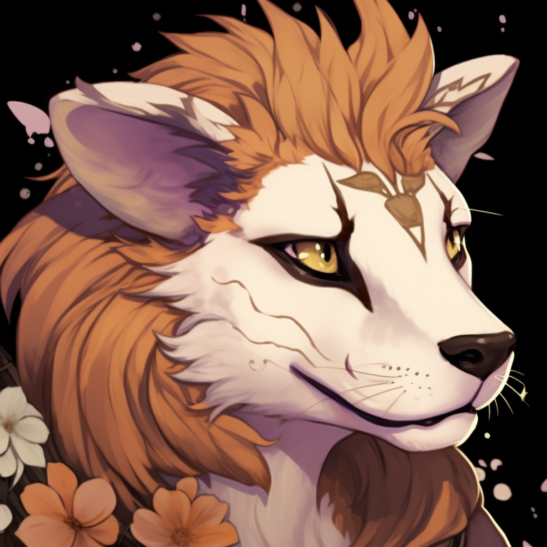 Two woodland characters in harmony, vibrant colors with a touch of whimsy. artistic furry matching pfp pfp for discord.